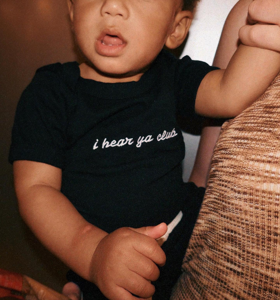 I HEAR YA Baby Bodysuit